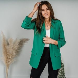 Lush Grass Green Blazer